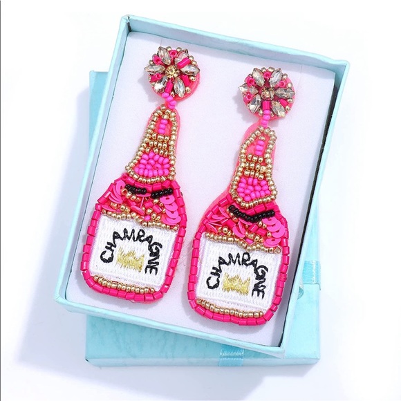 Champagne earrings - Picture 3 of 6